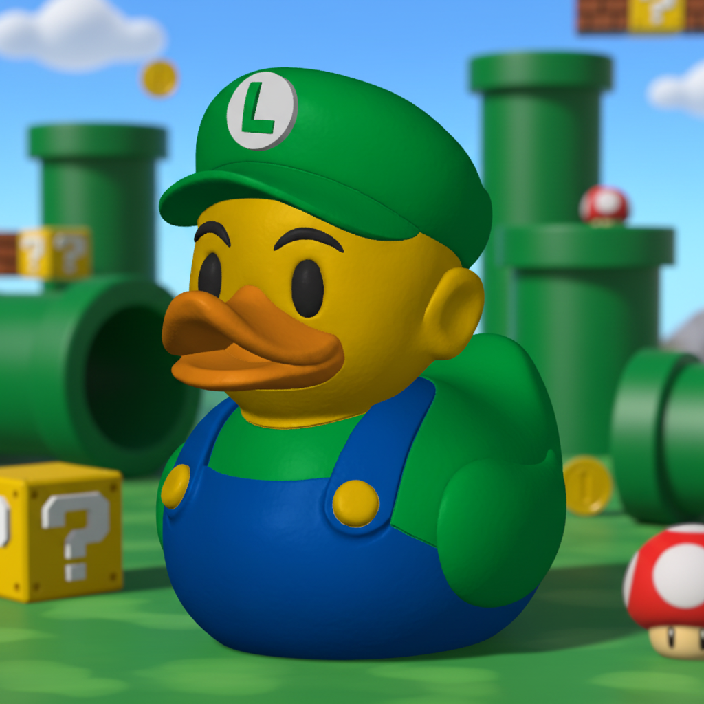Luigi Duck Front View