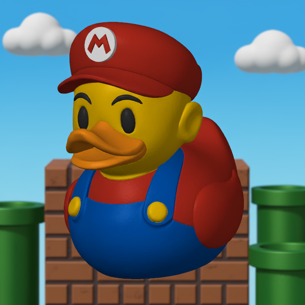 Mario Duck Front View