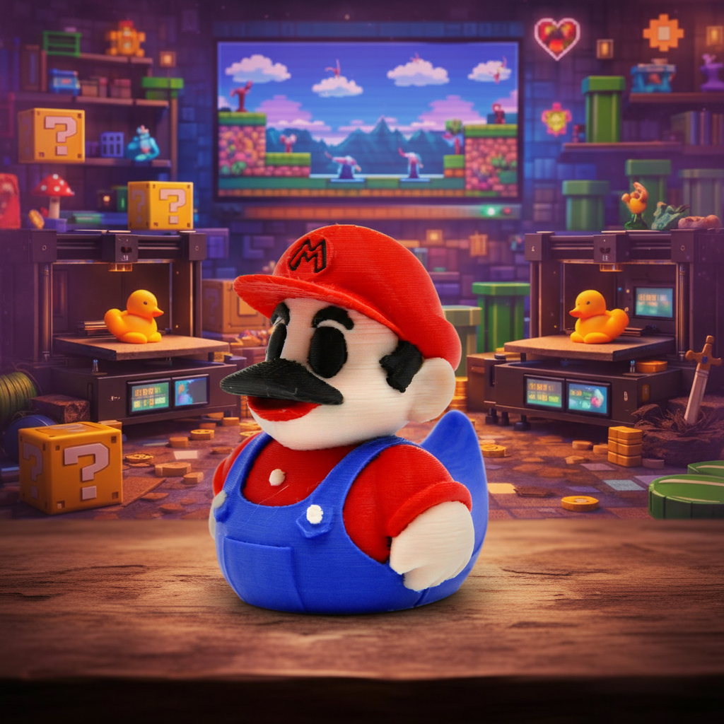 Mario Duck - Gaming Background 1