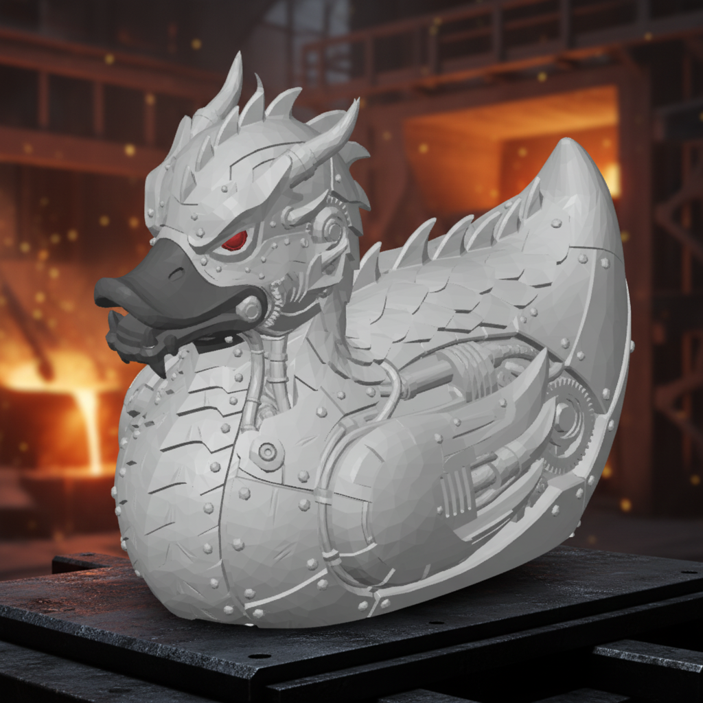 Metal Dragon Duck – Right Side