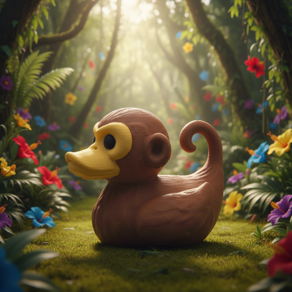 Monkey Duck - Left Side
