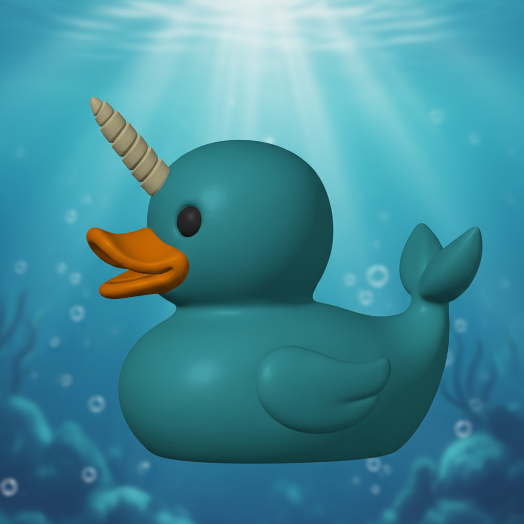 Narwal Duck - Right Side