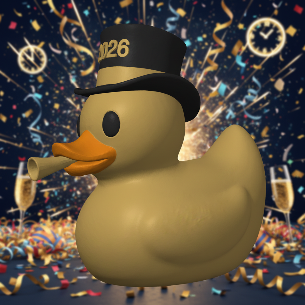 New Years Eve Duck - Left Side