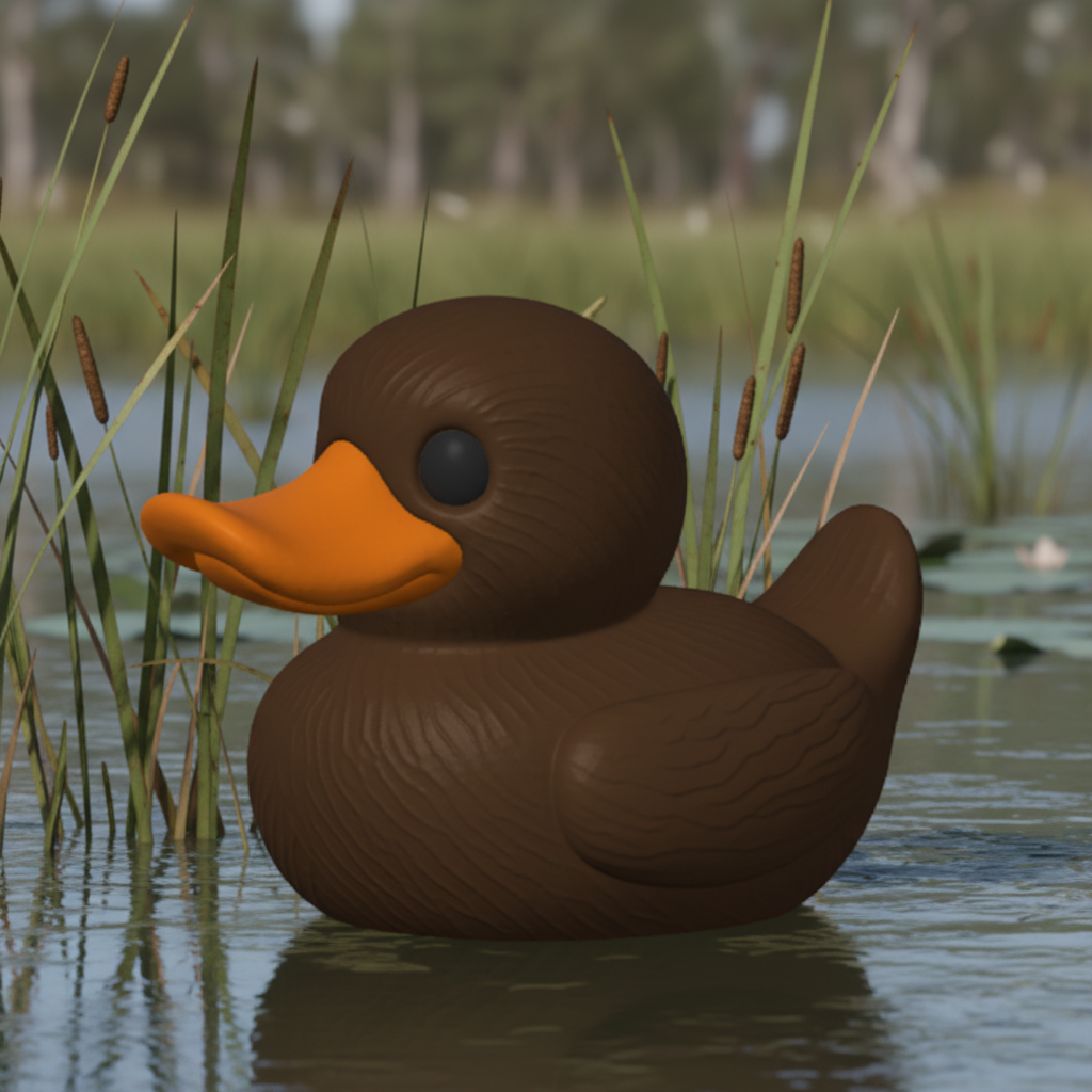 Platypus Duck Left Side