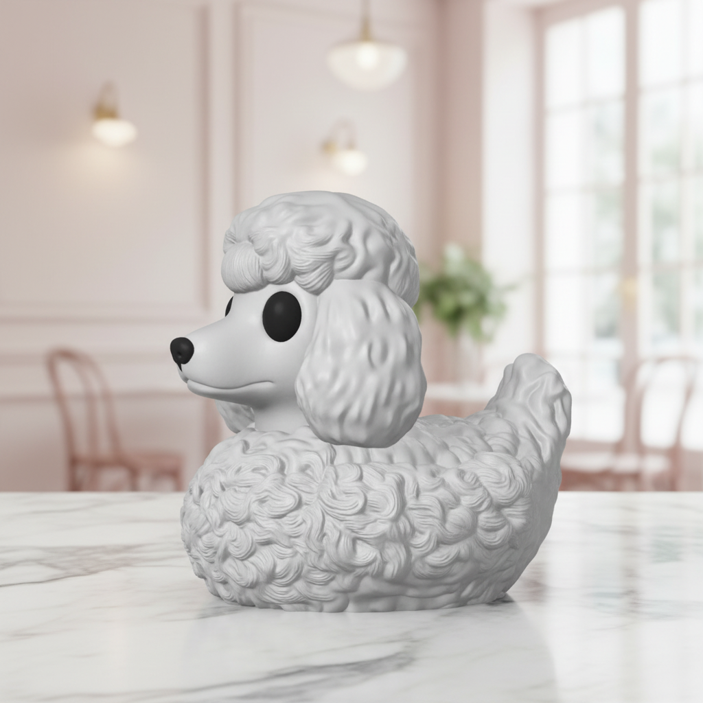 Poodle Duck - Right Side