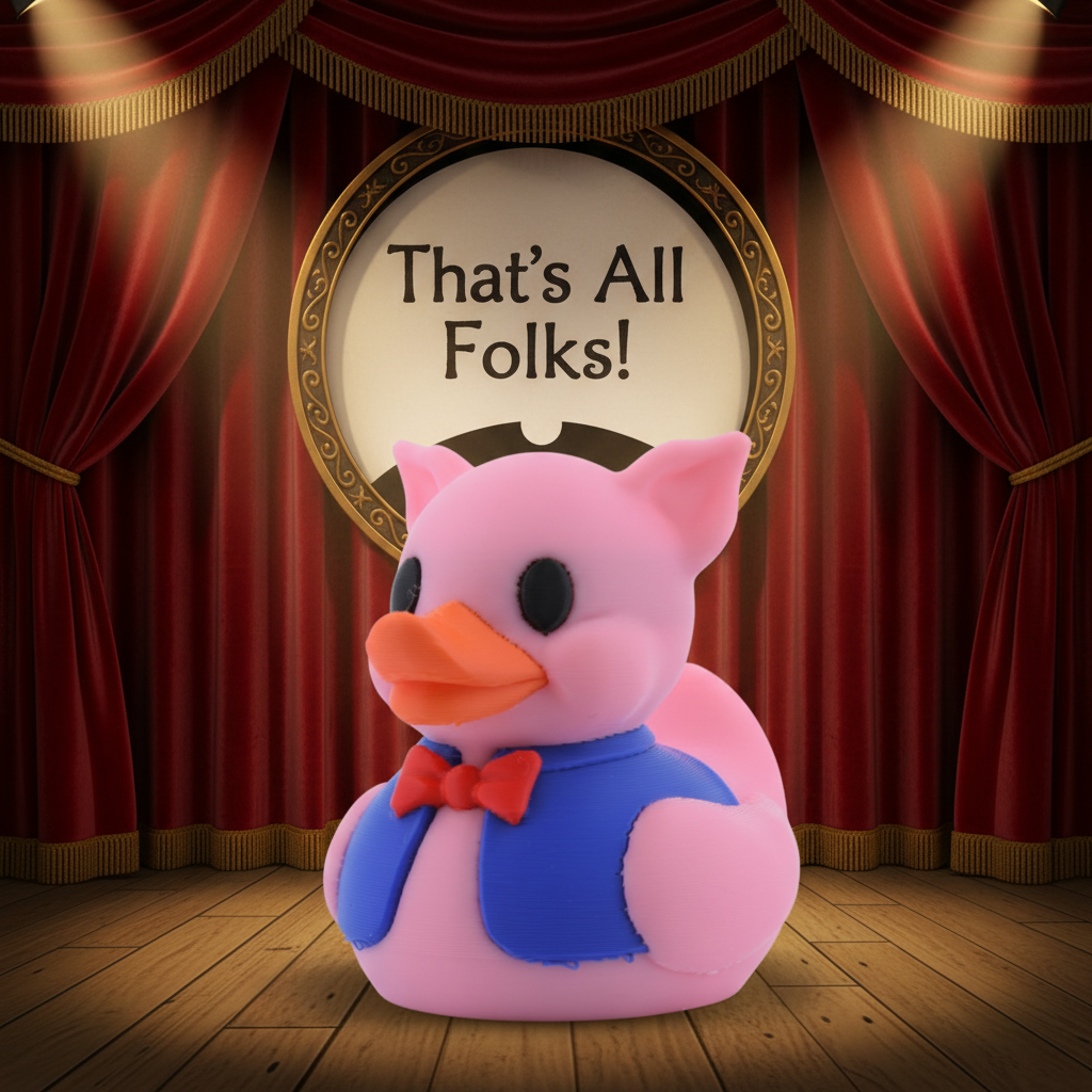 Porky the Pig Duck - Right Side