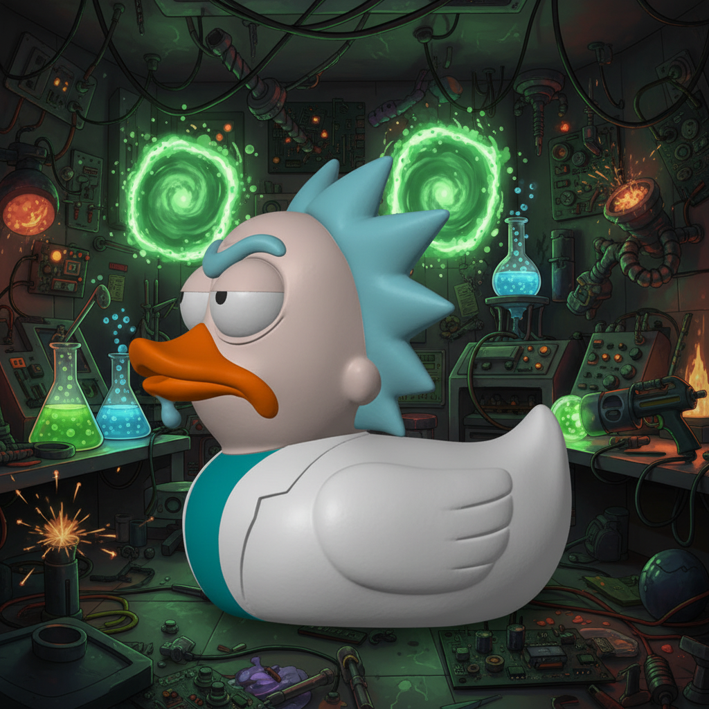 Rick Sanchez Duck - Right Side