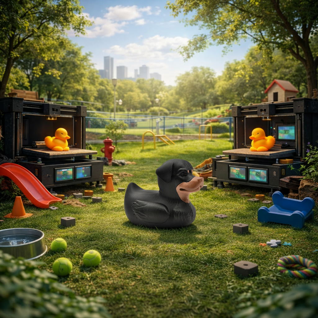 Rottweiler Duck Image 1