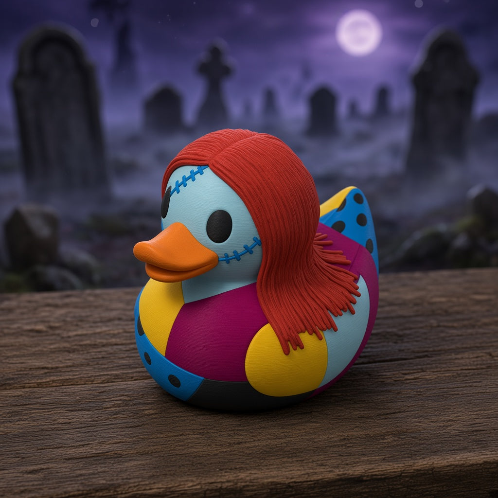 Sally Skellington Duck - 45 degree