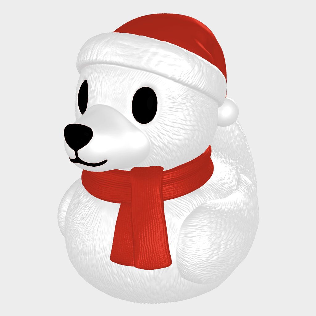Santa Polar Bear Duck