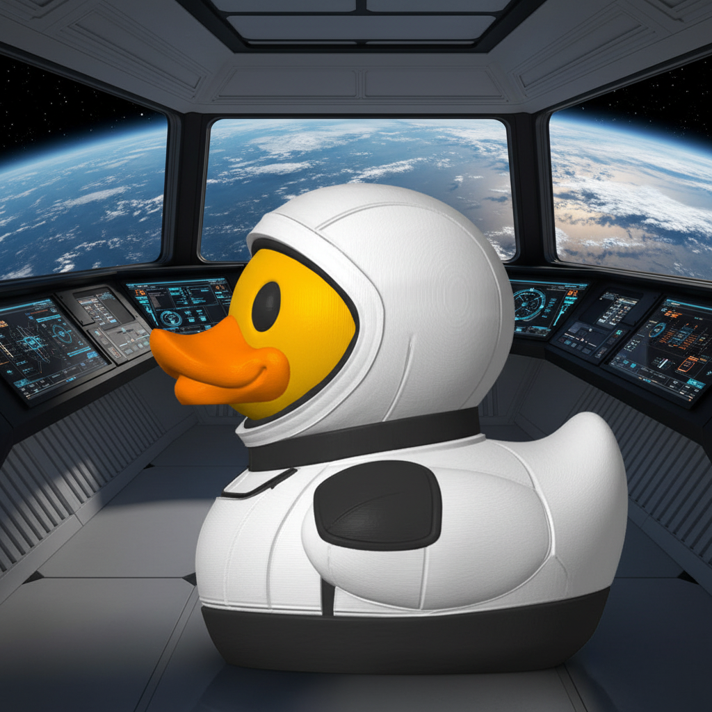 Space X Astronaut Duck - Right Side