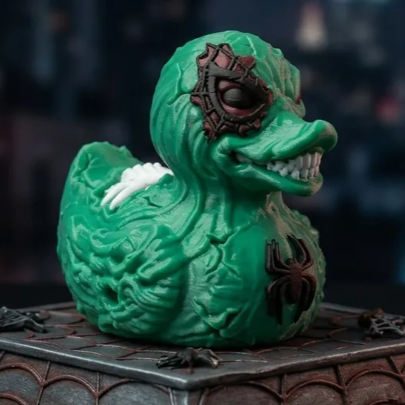 Spider Zombie Duck 3D printed Jeep duck