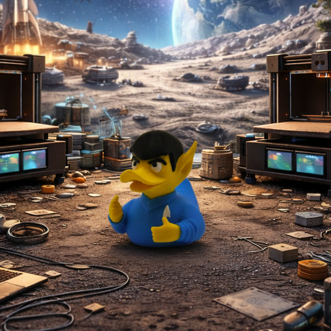 Spock-Inspired Duck - View 1