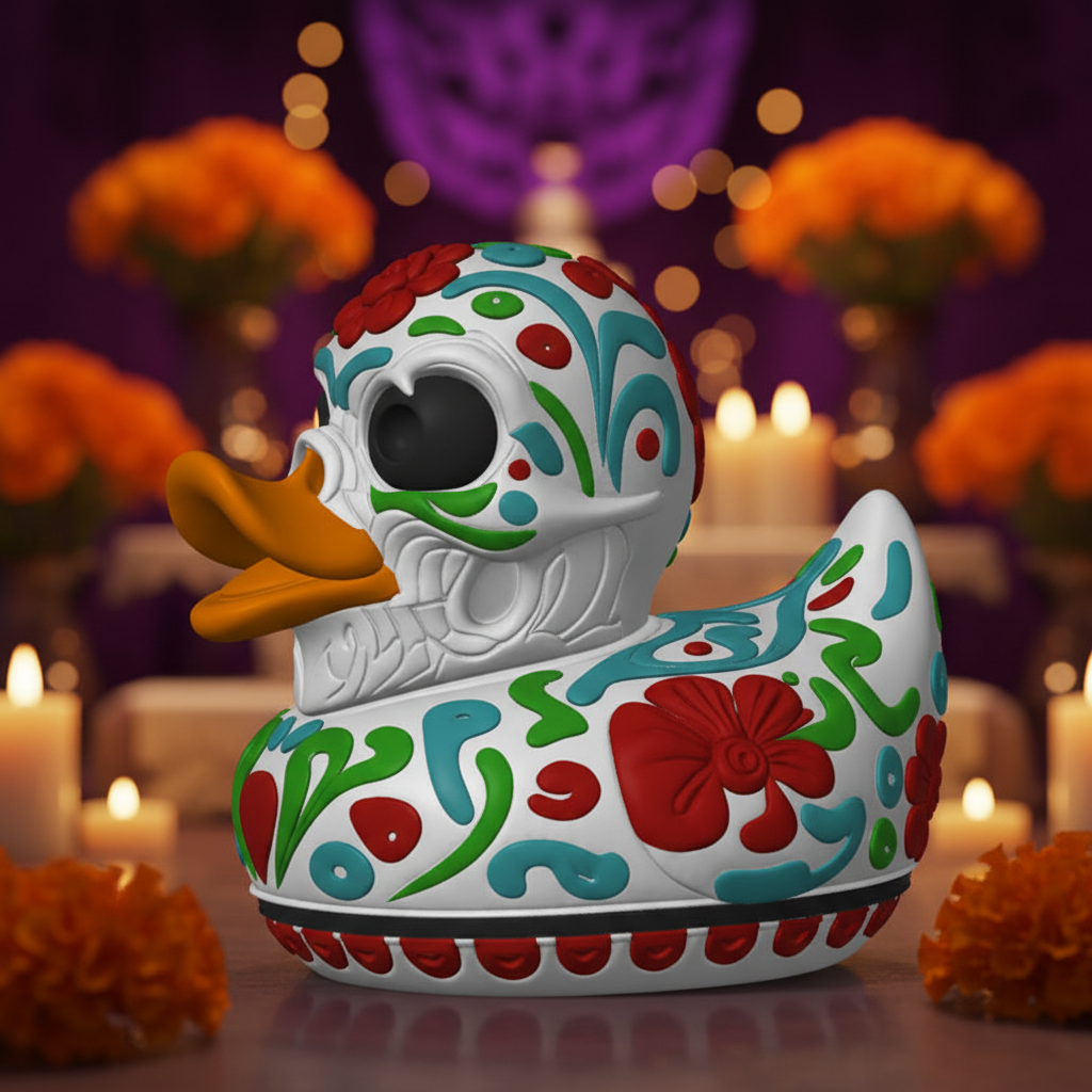 Sugar Skull Duck – Left Side