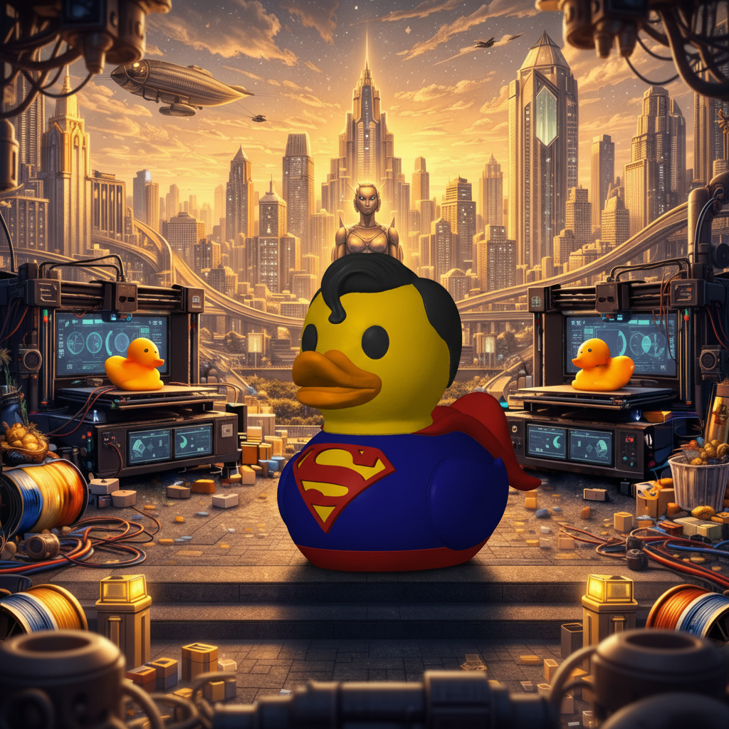Superman Duck - Front View