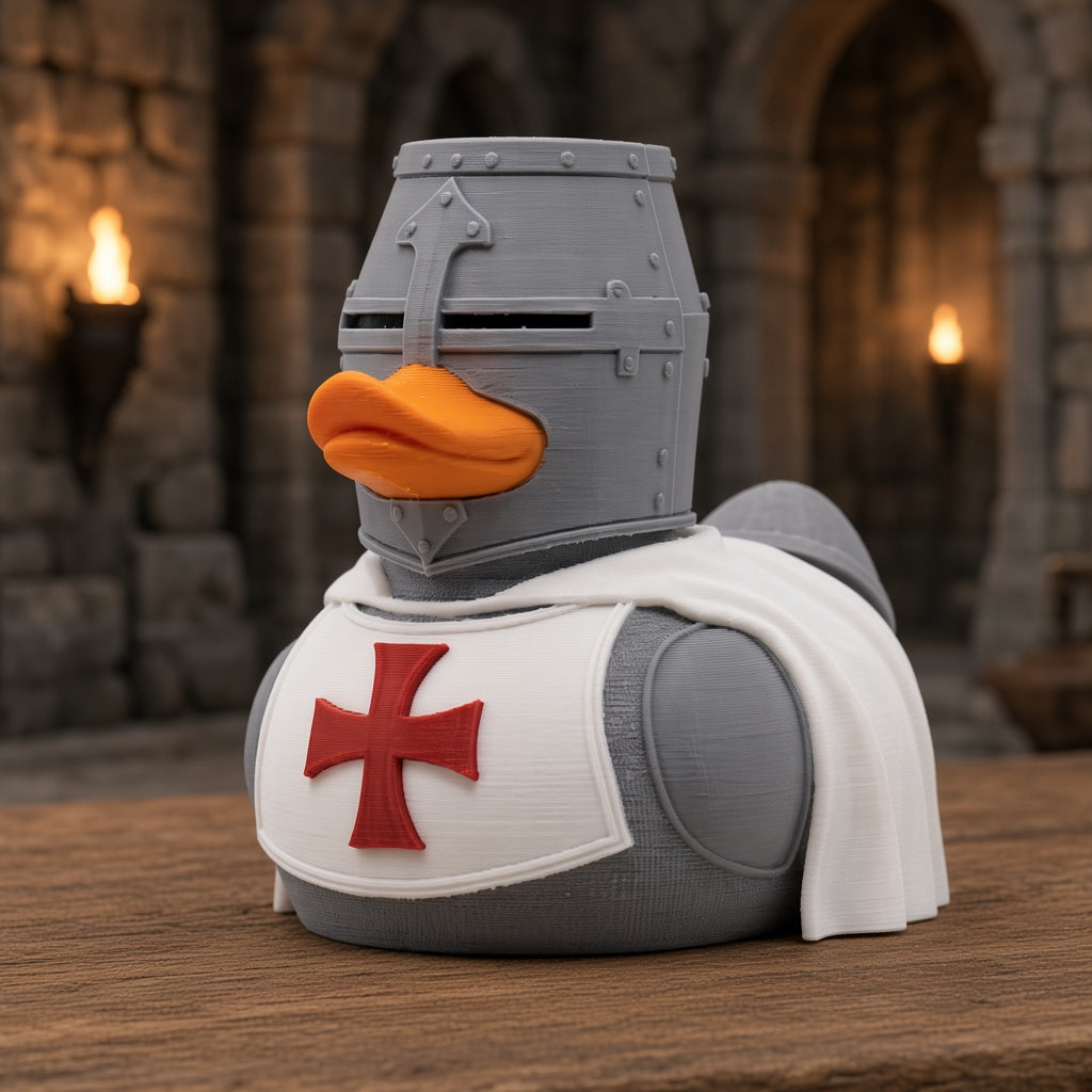 Knights Templar Duck - 45 degree