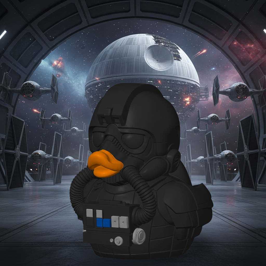 TIE Fighter Pilot Duck - Front View