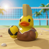 Volleyball Duck Figurine - Female
