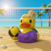 Volleyball Duck Figurine - Female
