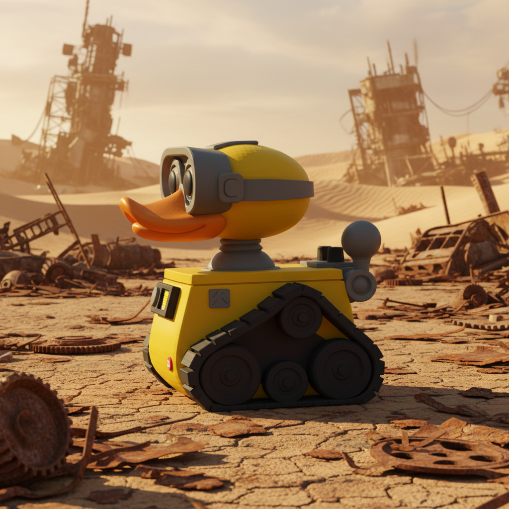 WALL-E Duck - Left Side