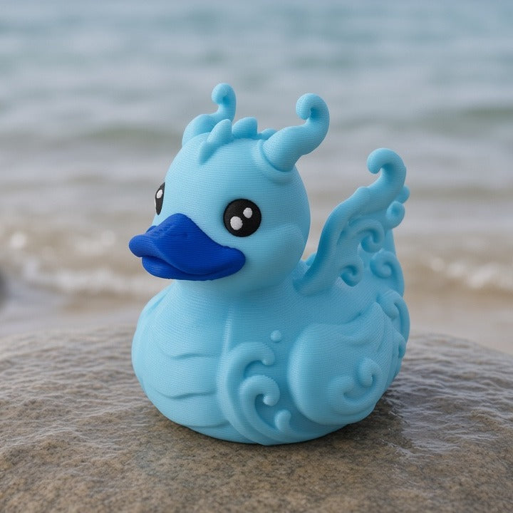 Water Dragon Duck - 45-degree front-left view