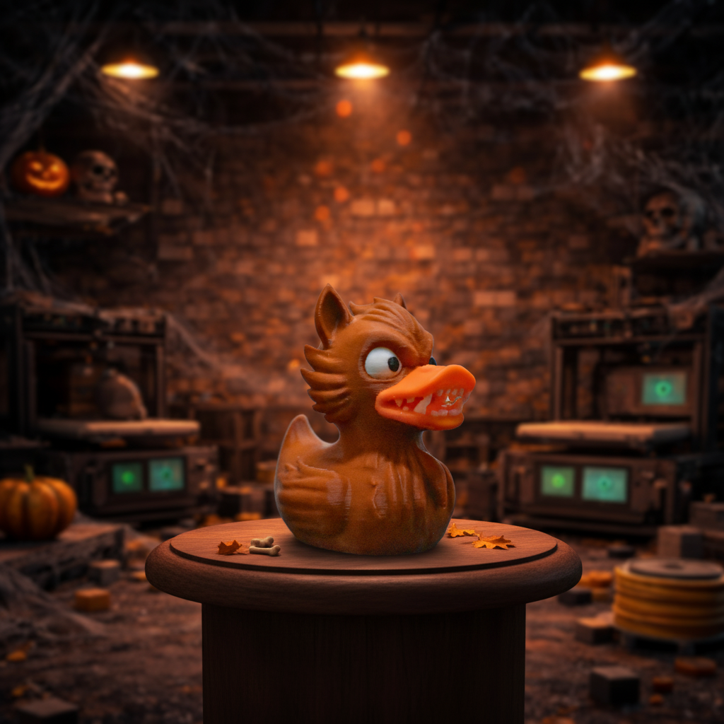 Werewolf Duck Background