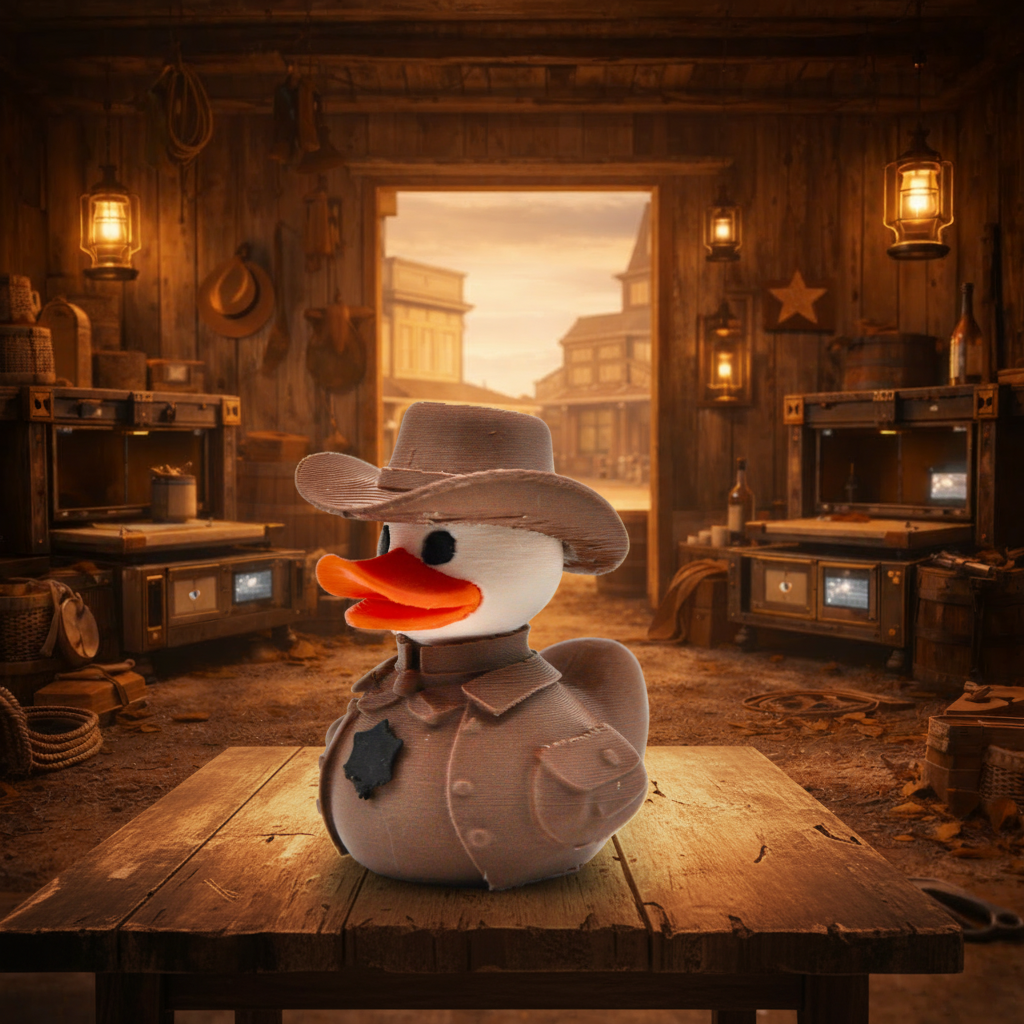 Western Sheriff Duck - View 1